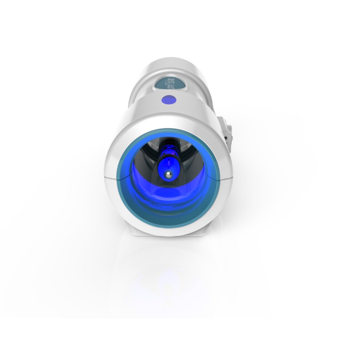 Front View of React Health's 3B Lumin Bullet UV CPAP Hose Cleaner