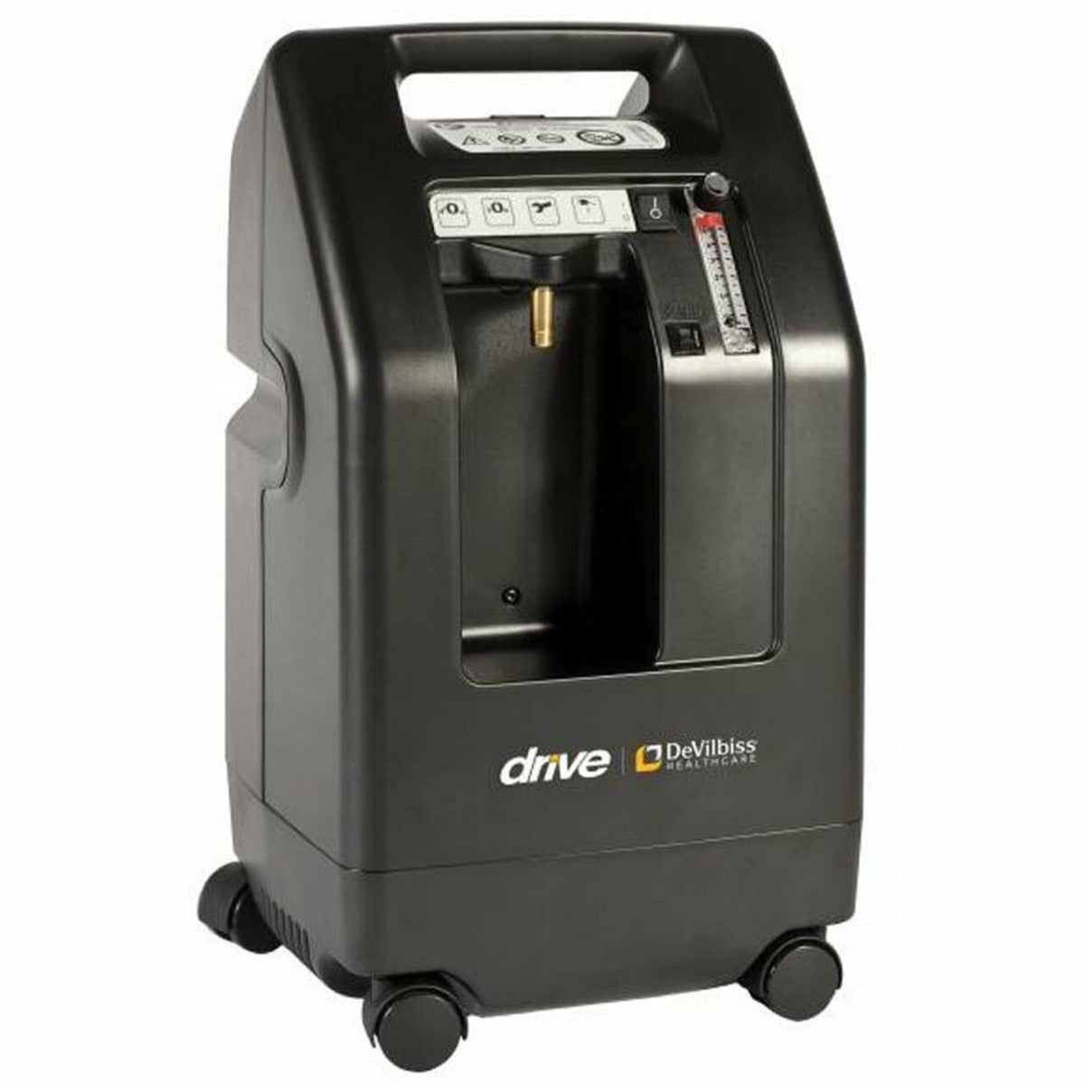 Angled View of DeVilbiss Healthcare's Drive 5 Liter Oxygen Concentrator