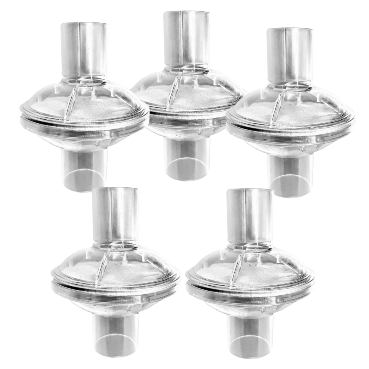 Stock Image of 5 Pack Universal CPAP BiPAP Bacteria Filters