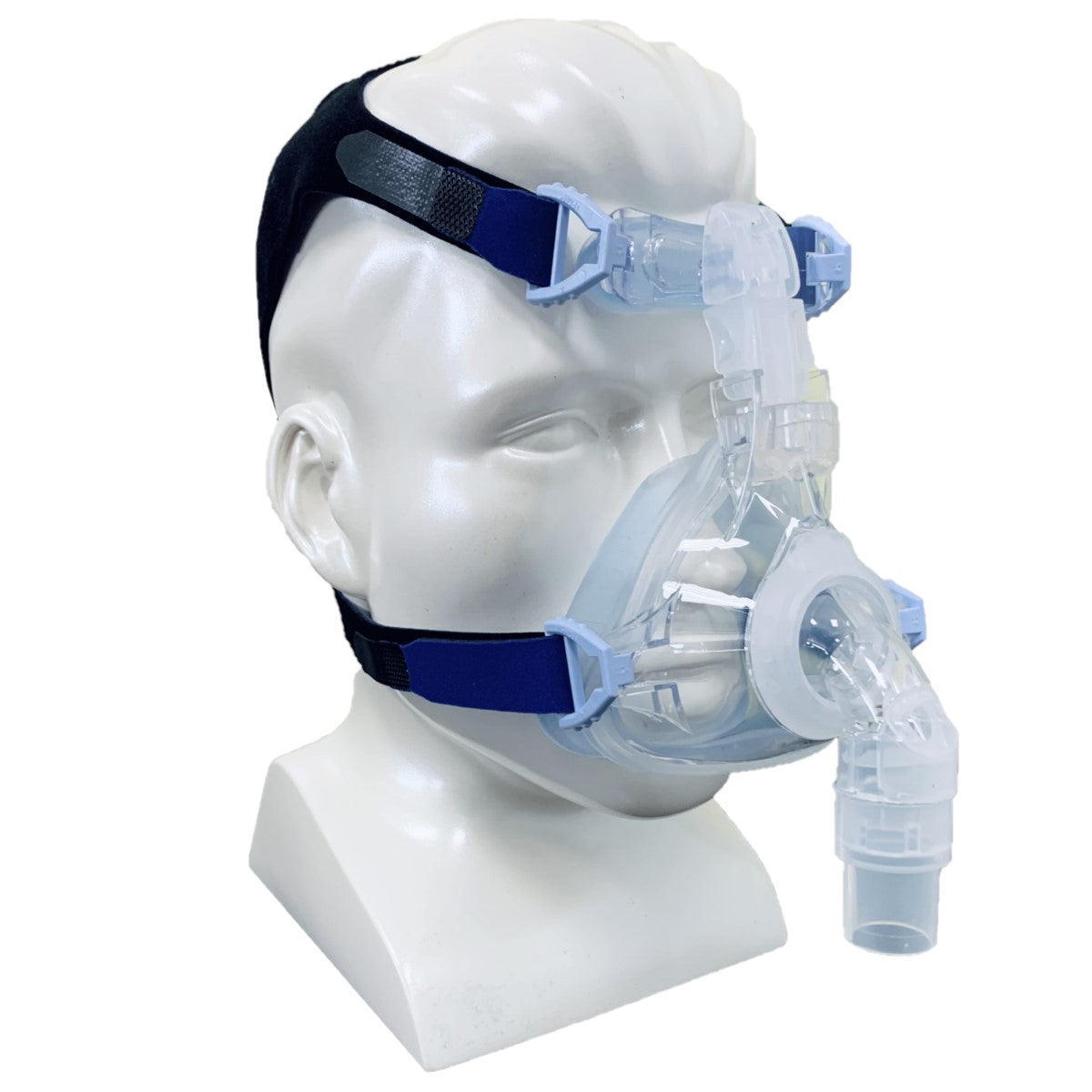 Angled Stock Image of EasyFit Nasal Mask W/ Headgear by Drive DeVilbiss