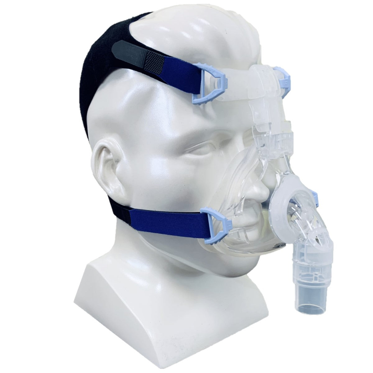 Angled Stock Image of EasyFit Nasal Mask W/ Headgear by Drive DeVilbiss