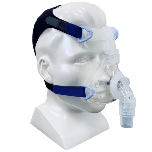 Angled Stock Image of EasyFit Nasal Mask W/ Headgear by Drive DeVilbiss