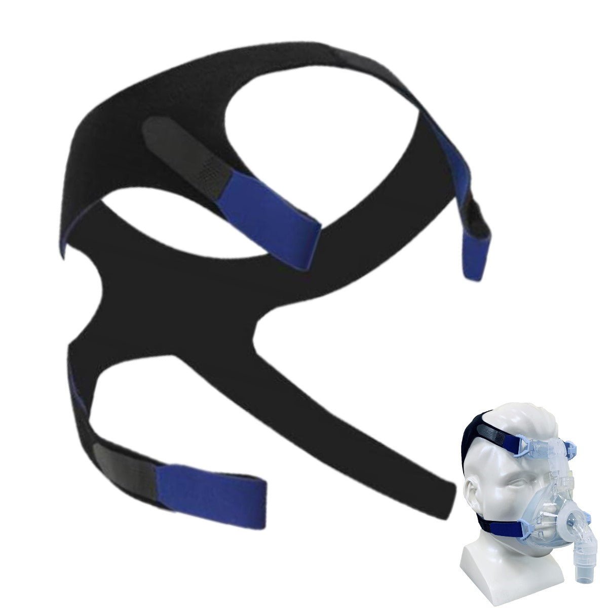 Stock Image of Replacement Universal Headgear Strap for EasyFit Nasal CPAP Mask by Drive DeVilbiss