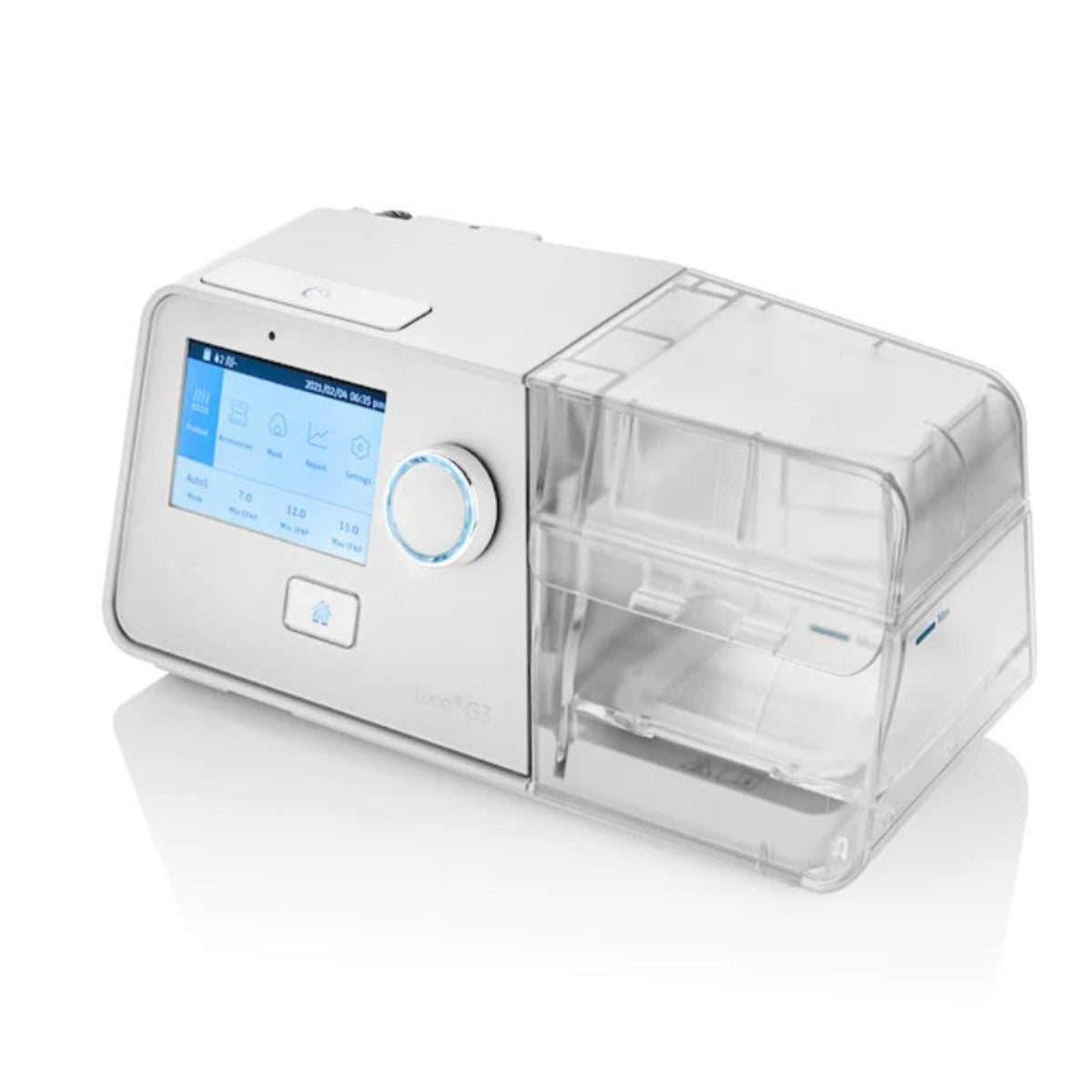 Stock photo of React Health Luna G3 BPAP 25A machine