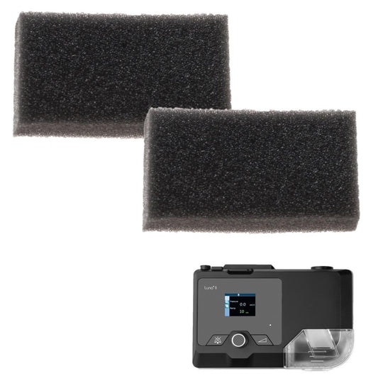 Stock Image of Replacement Reusable Pollen Foam Filters for Luna & Luna II CPAP Machines by 3B Medical - 2 Pack