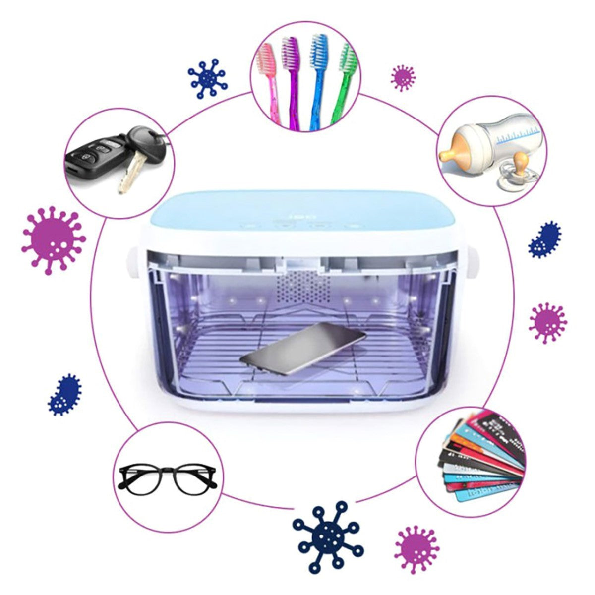Stock photo of uses with LiViliti Paptizer Smart CPAP Sanitizer