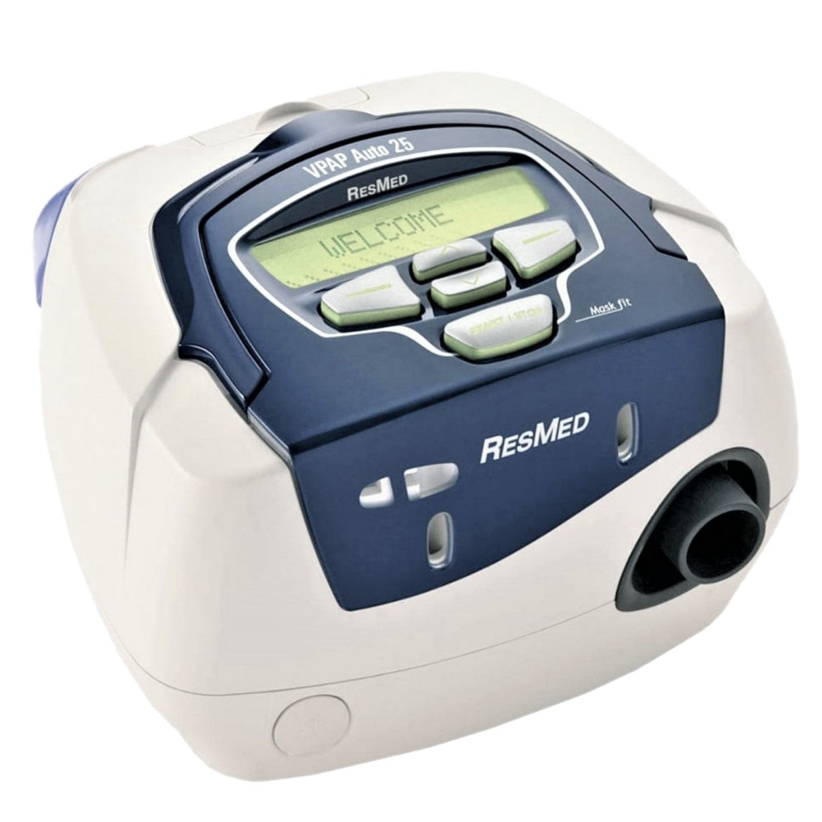Stock photo of Certified Refurbished ResMed S8 VPAP Auto 25 machine with h4i humidifier