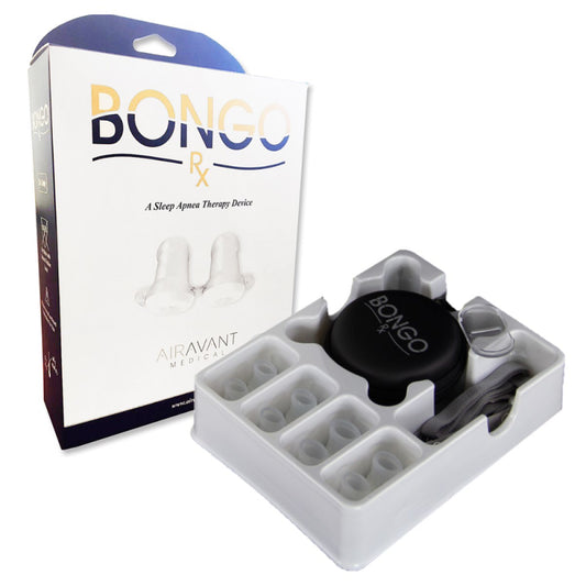 Stock Image of AirAvant's Bongo Rx Starter Kit Inside & Outside Packaging