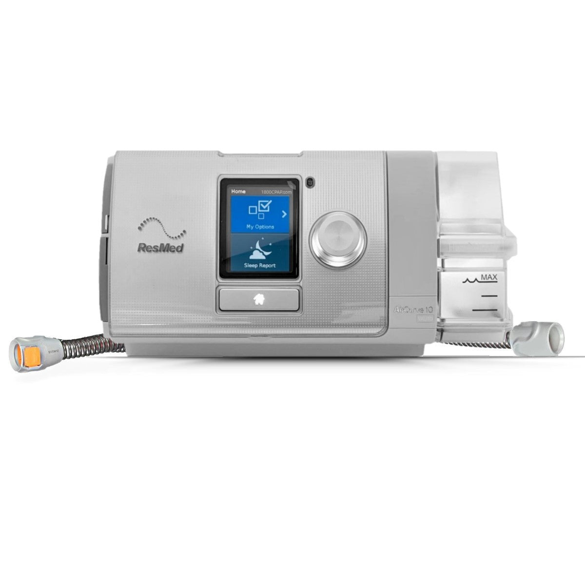 Stock Image of ResMed AirCurve 10 S Bi-Level CPAP Machine W/ Integrated Humidifier