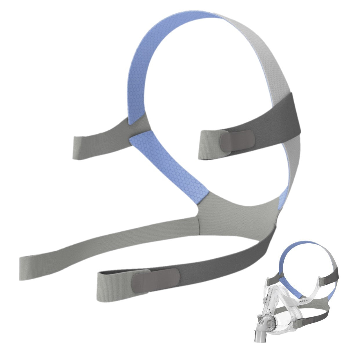Stock Angled Image of Replacement Headgear Strap for ResMed AirFit F10 Full Face CPAP Mask