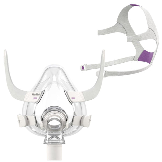 Stock Image of ResMed AirFit F20 for Her Full Face CPAP Mask W/ Optional Headgear