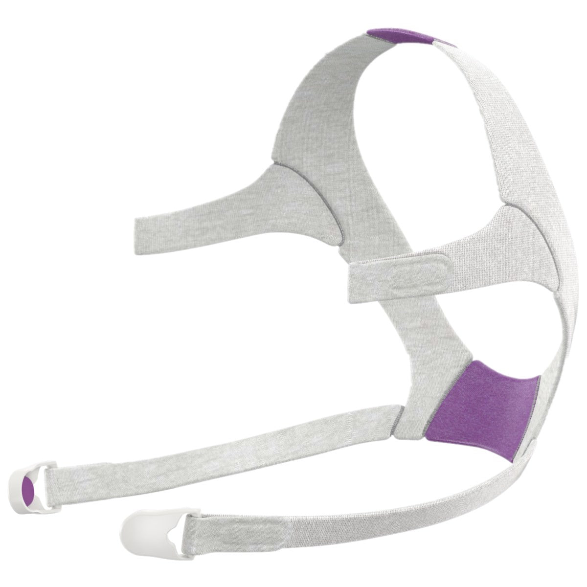 Angled Stock Image of Replacement Headgear Strap for ResMed AirFit F20 for Her Full Face CPAP Mask