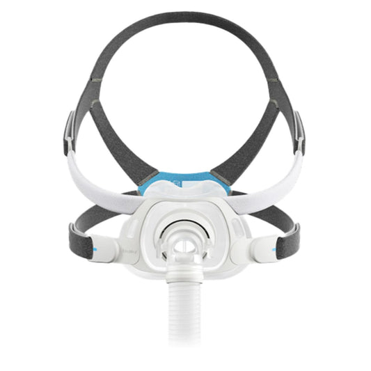 Front View of ResMed's AirFit F40 Full Face CPAP Mask W/ Headgear