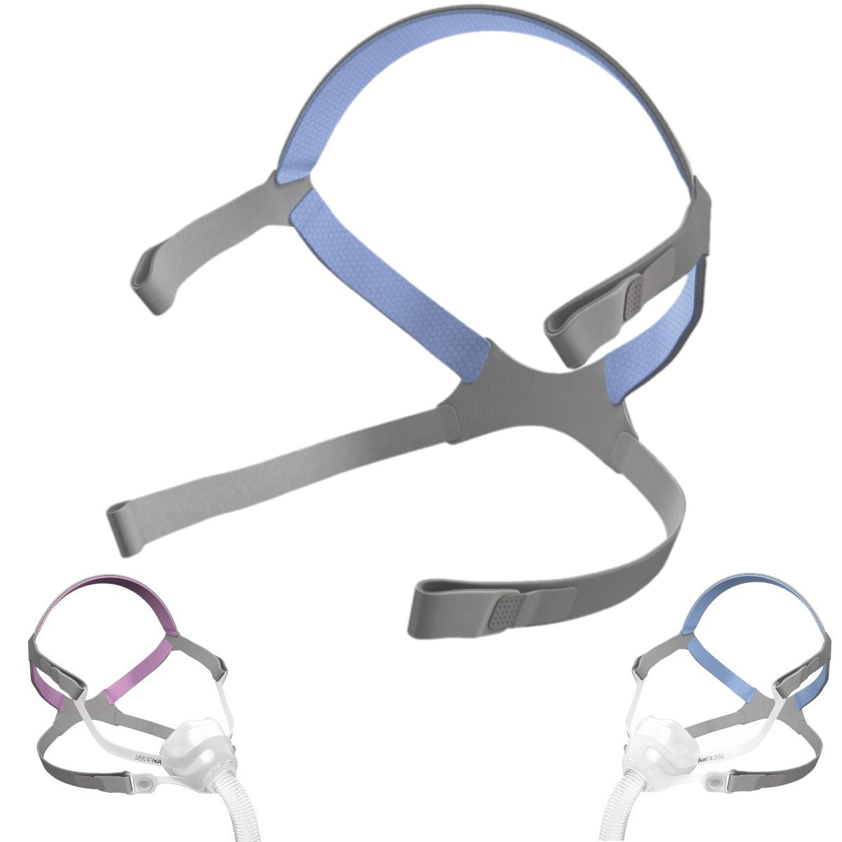Stock photo of ResMed AirFit N10 nasal CPAP mask replacement headgear