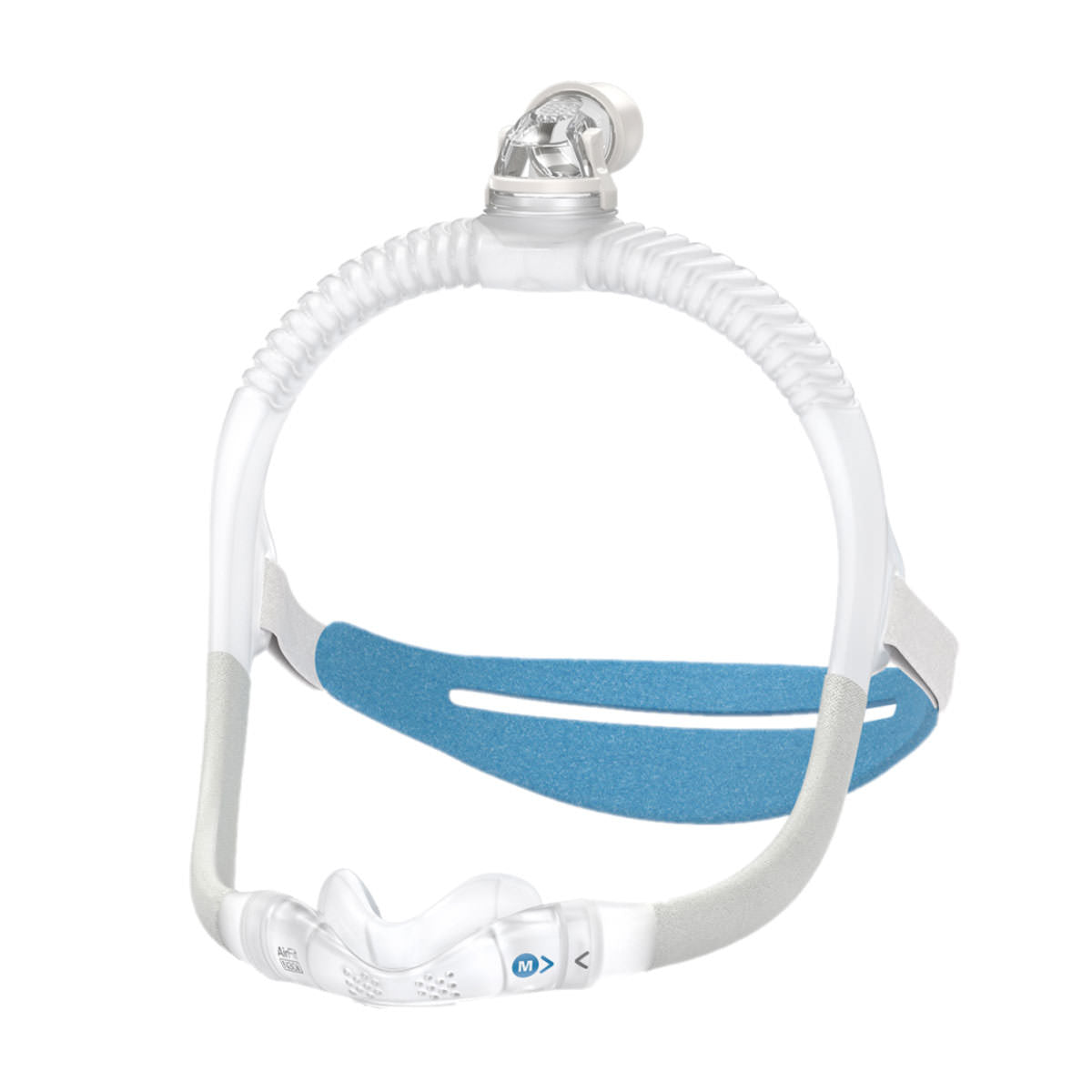 Stock photo of ResMed AirFit N30i nasal CPAP mask with headgear
