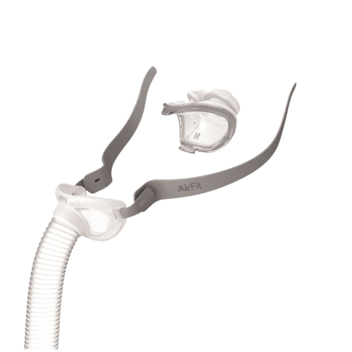 Stock Image of ResMed AirFit P10 Nasal Pillow Mask Frame W/ Replacement Cushion - Size Medium