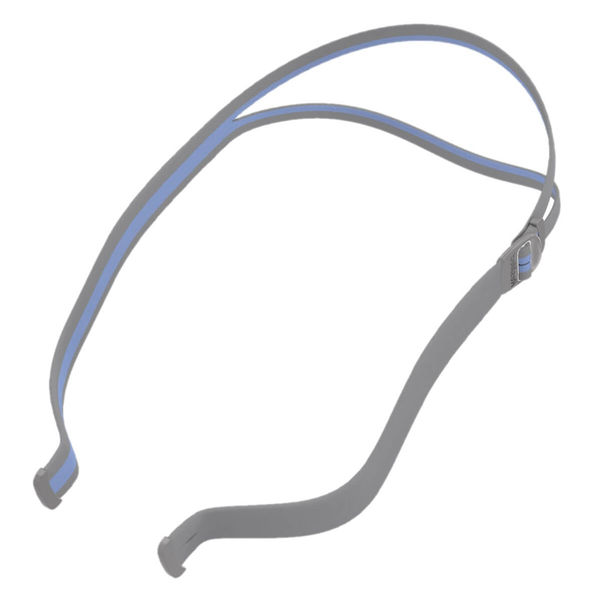Stock photo of ResMed AirFit P10 nasal pillow CPAP mask headgear