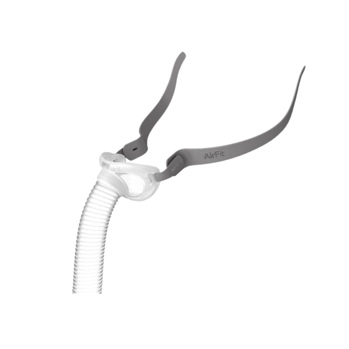 Stock photo of ResMed AirFit P10 nasal pillow CPAP mask without headgear