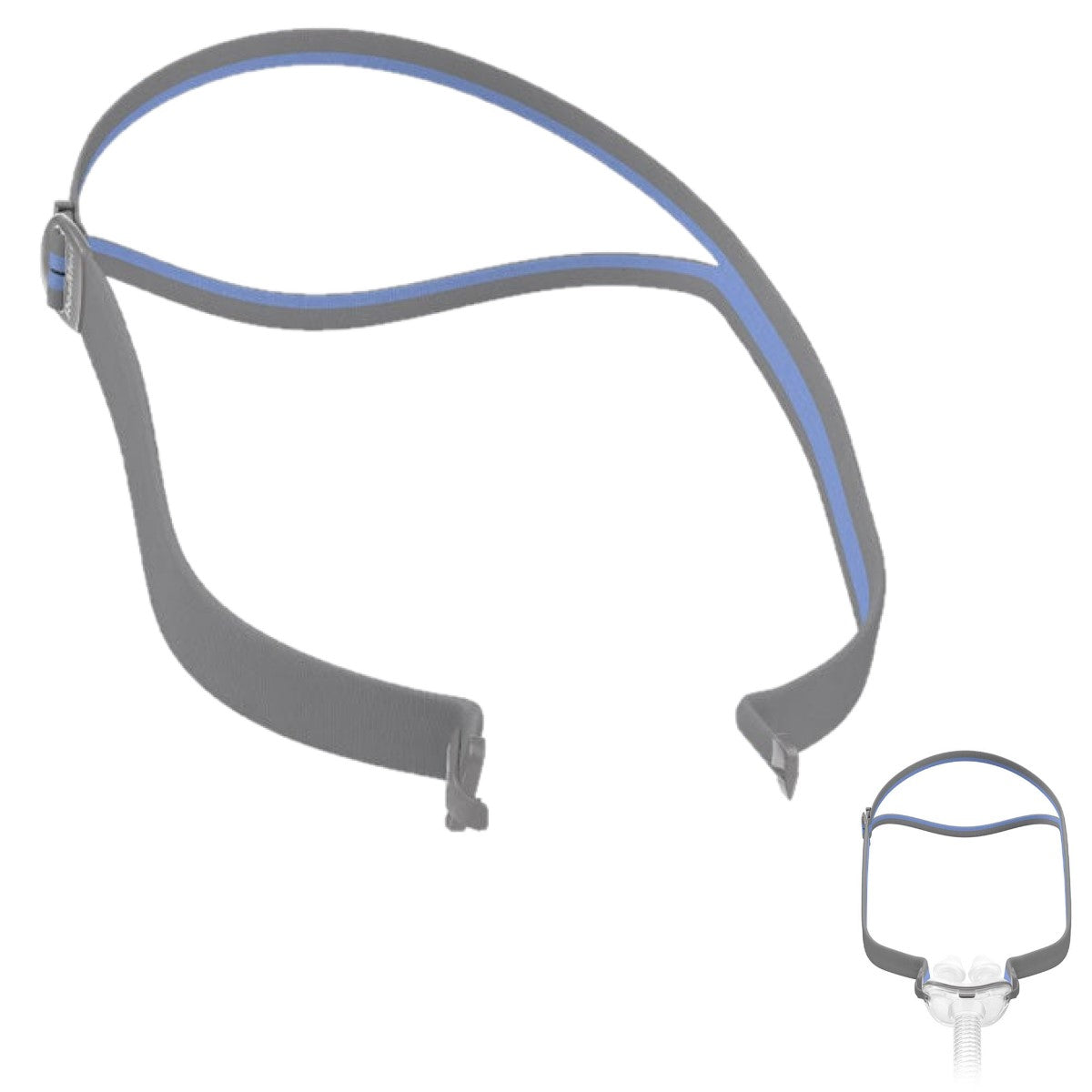 Stock Image of Replacement Headgear Strap for ResMed AirFit P10 Nasal Pillow CPAP Mask & ResMed N30 Nasal CPAP Mask