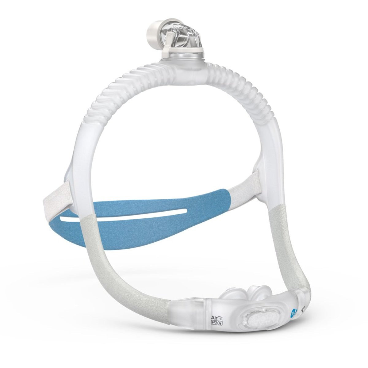 Stock Image of ResMed AirFit P30i Nasal Pillow CPAP Mask W/ Headgear - Size Medium