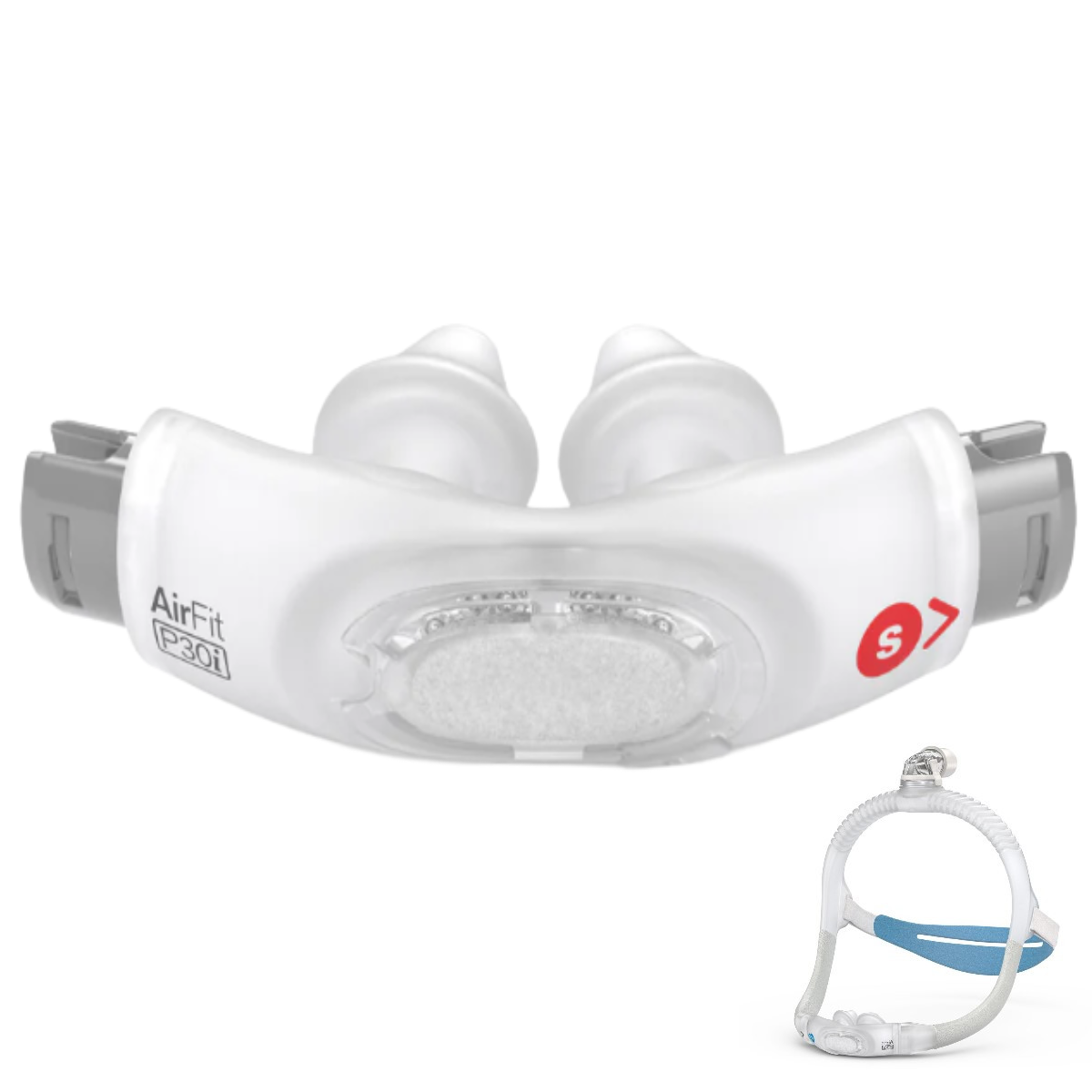 Stock photo of ResMed AirFit P30i Nasal Pillow CPAP Mask Small Cushion