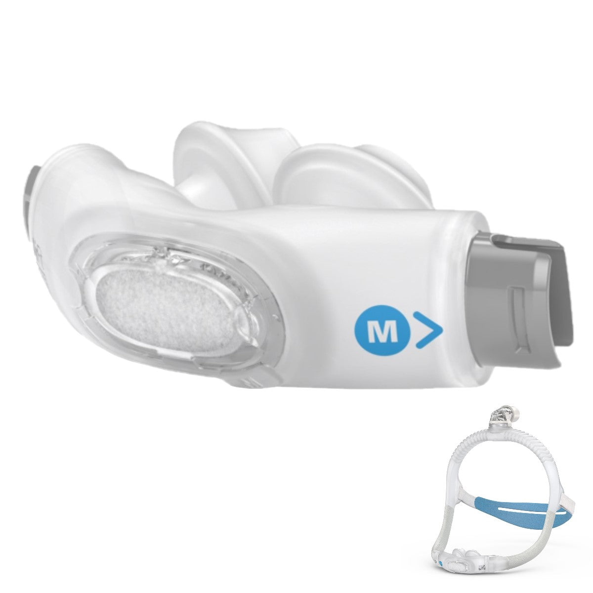 Stock Image of Replacement Nasal Pillow Cushion Size Medium for ResMed P30i Nasal Pillow CPAP Mask