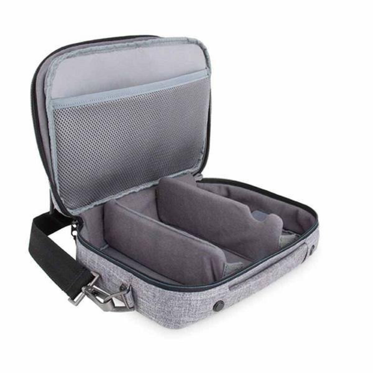 Angled Stock Image of Replacement Travel Bag for ResMed AirMini Travel CPAP Machine