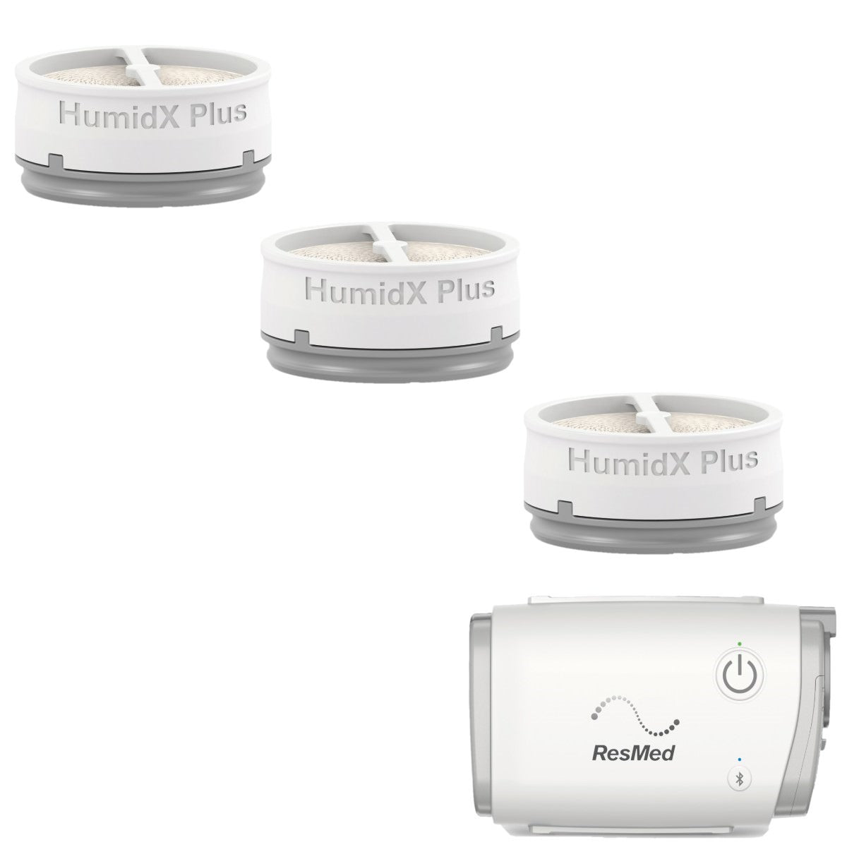 Stock photo of ResMed AirMini Standard HumidX Plus CPAP Machine Filters 3 Pack