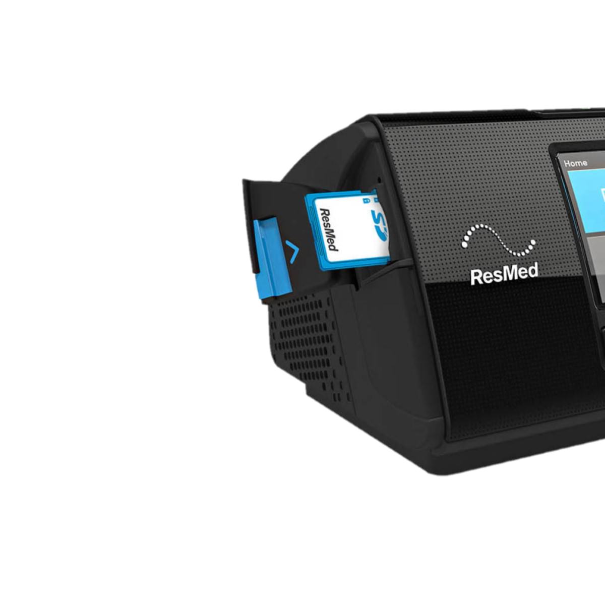 Stock photo of ResMed AirSense 10 AutoSet CPAP Machine with SD Card