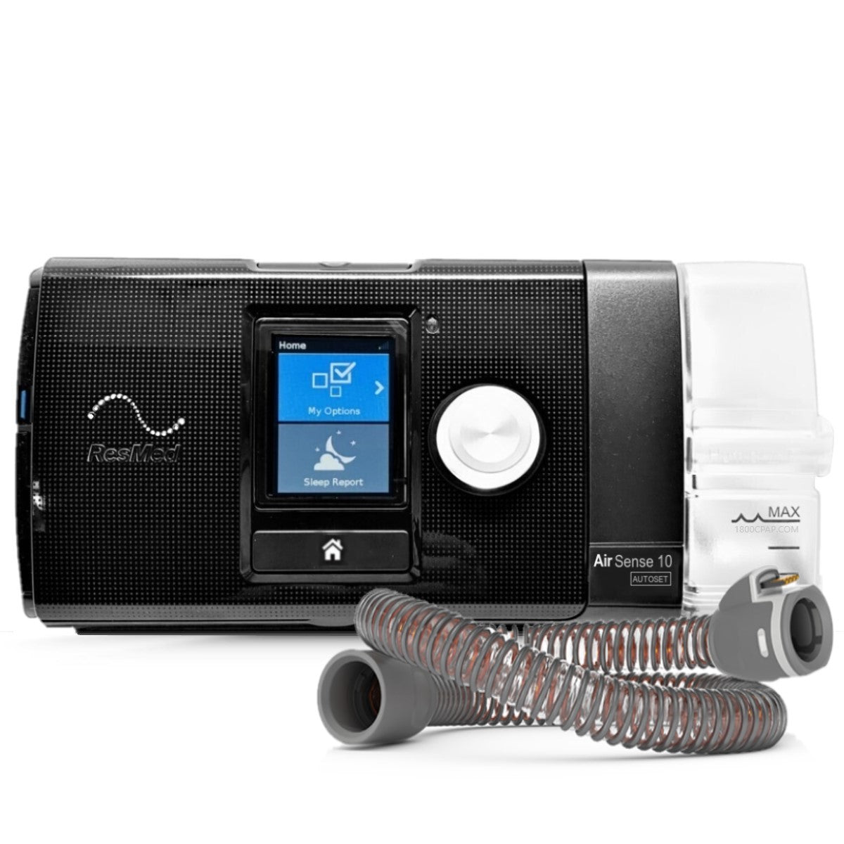 Stock Image of ResMed AirSense 10 Auto CPAP Machine W/ Heated Tube