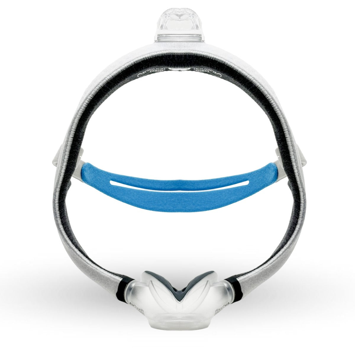 Stock photo of ResMed AirTouch N30i nasal CPAP mask with headgear