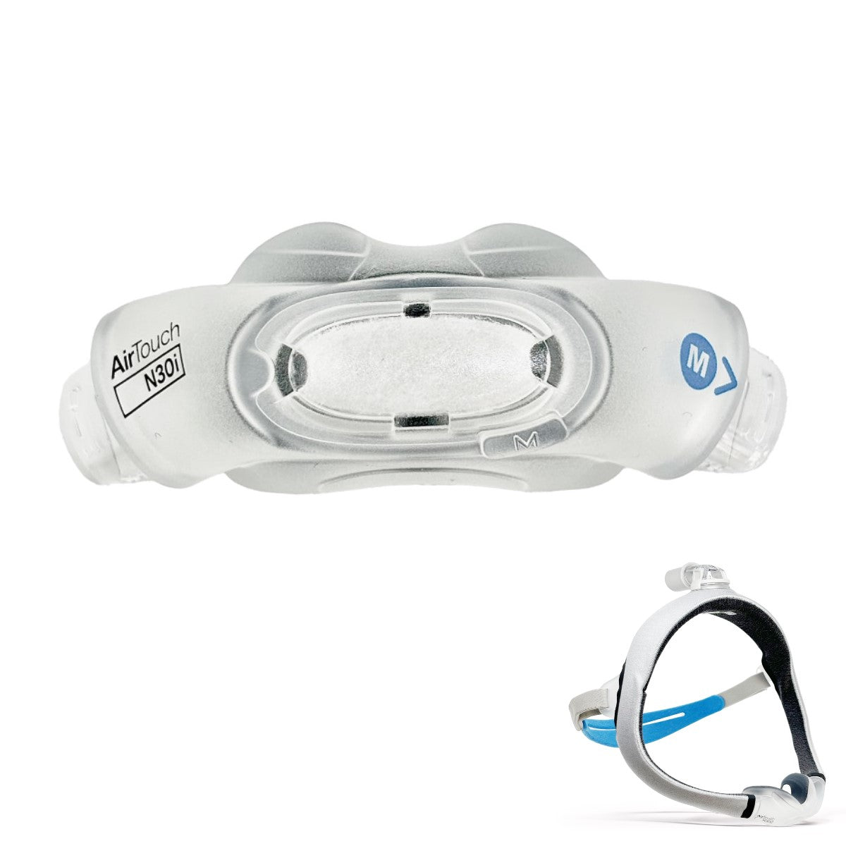Stock photo of ResMed AirTouch N30i nasal CPAP mask cushion