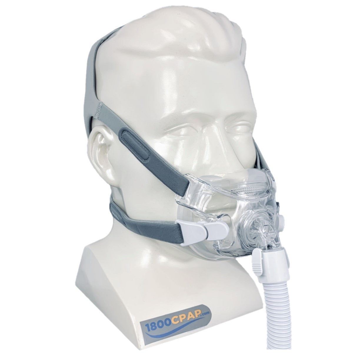 Stock photo of Philips Respironics Amara View full face CPAP mask with headgear
