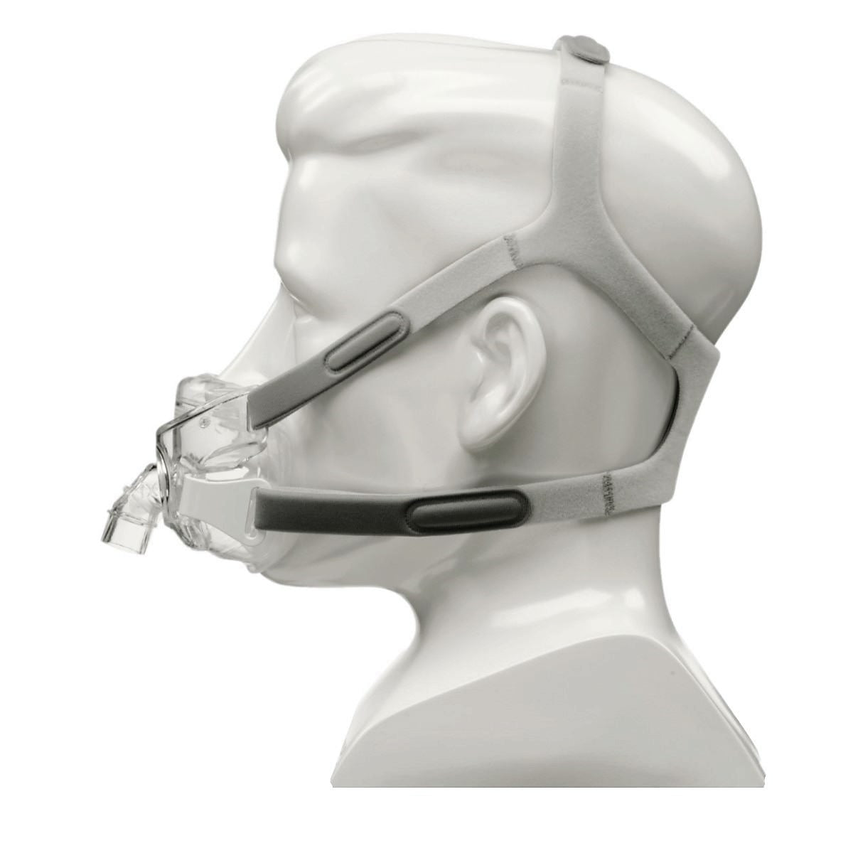 Stock photo of Philips Respironics Amara View full face CPAP mask with headgear