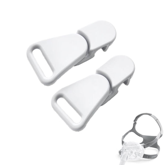 Stock photo of Philips Respironics Amara View full face CPAP mask magnetic mask clips