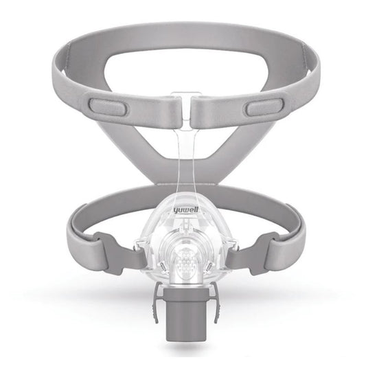 Stock photo of Yuwell AmeriFlex Comfort nasal CPAP mask with headgear