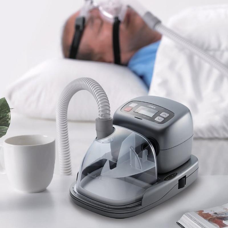 Photo of Apex Medical Apex XT Fit CPAP Machine on nightstand