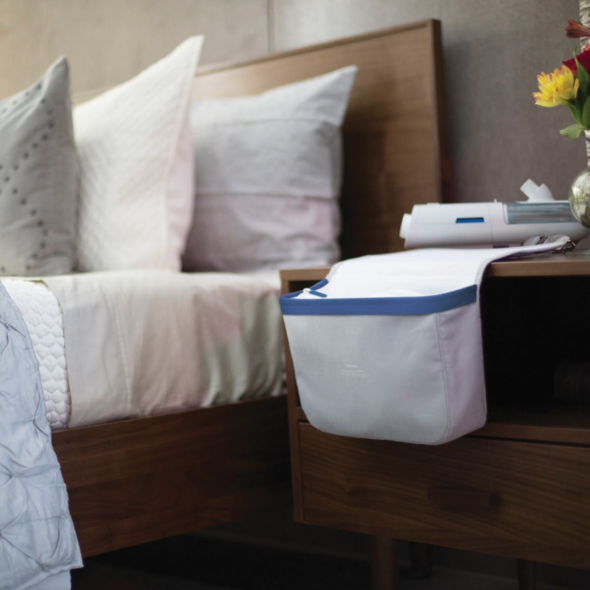 Photo of Philips Respironics CPAP Mask and Tubing Bedside Organizer