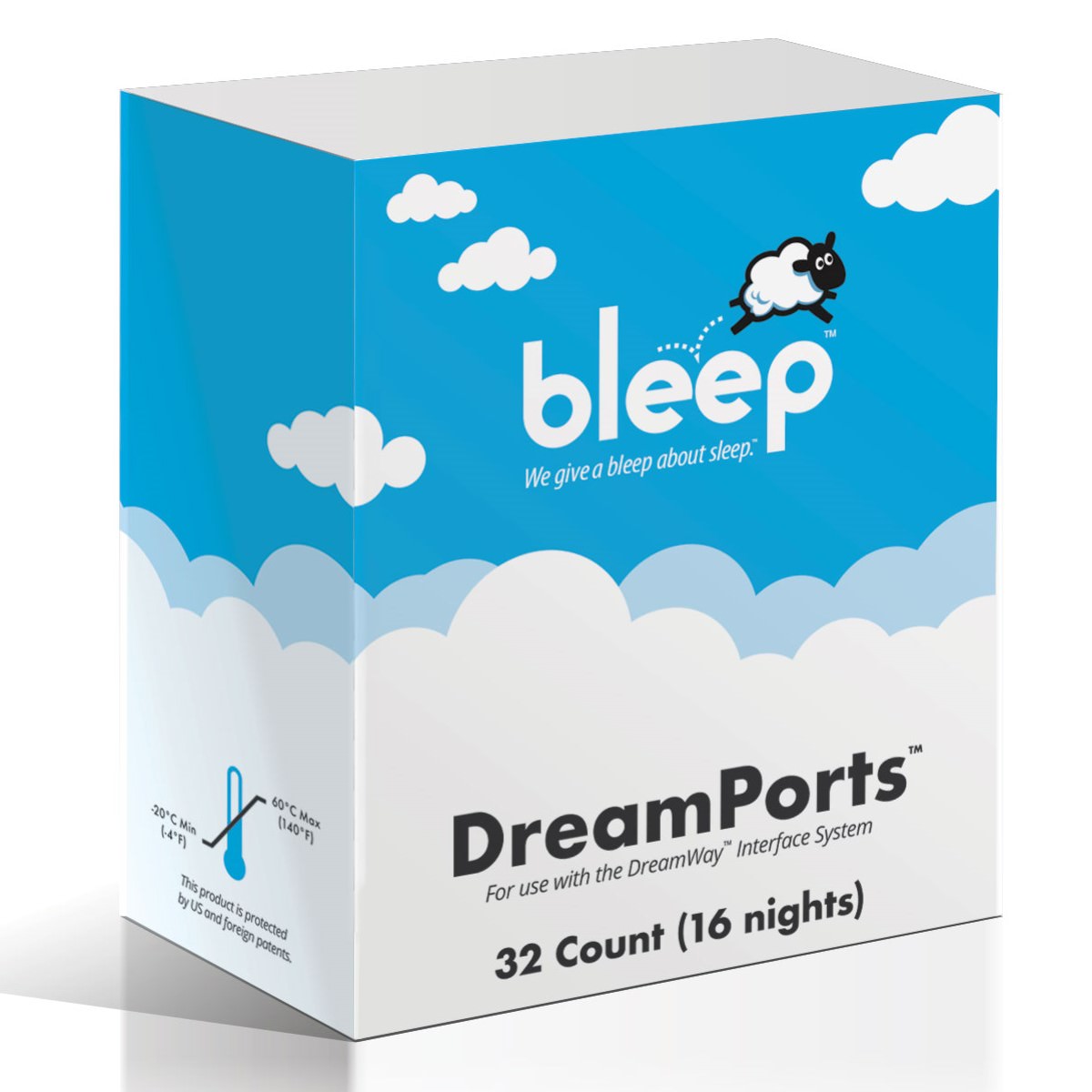 Stock photo of Bleep DreamPort CPAP Adhesive Patches