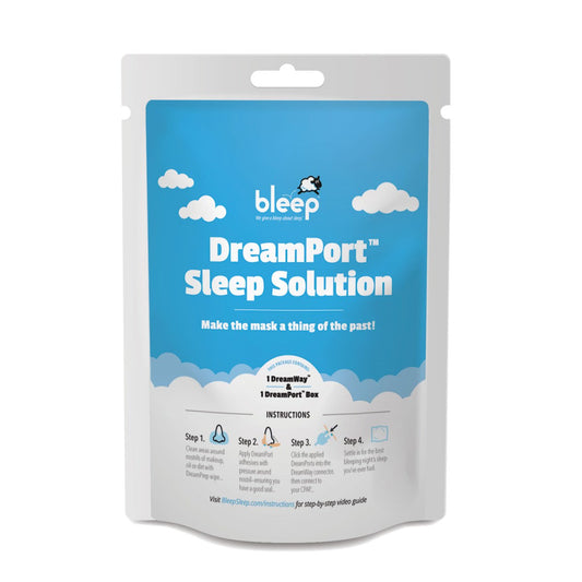 Stock photo of Bleep DreamPort Sleep Solution CPAP Interface Starter Kit