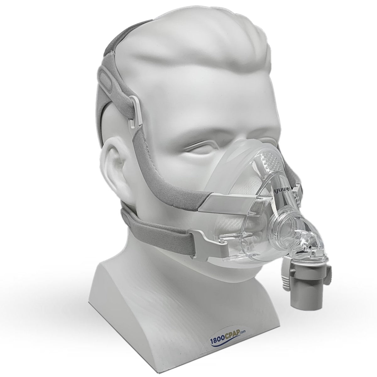 Stock photo of Yuwell BreathWear full face CPAP mask with headgear