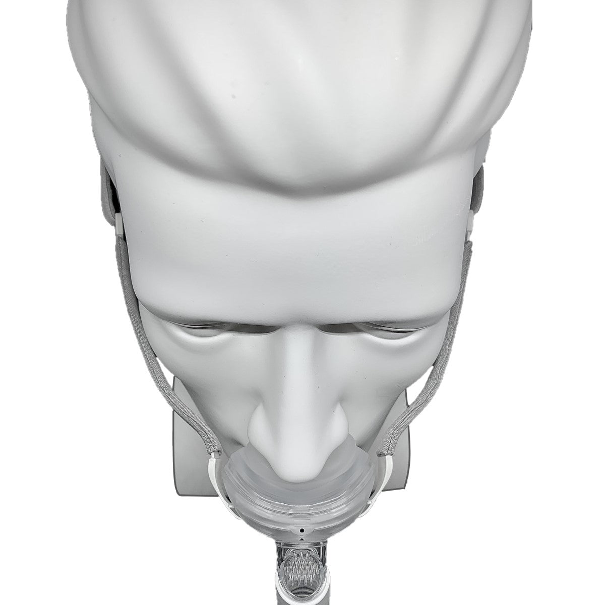 Stock photo of Yuwell BreathWear nasal pillow CPAP mask with headgear