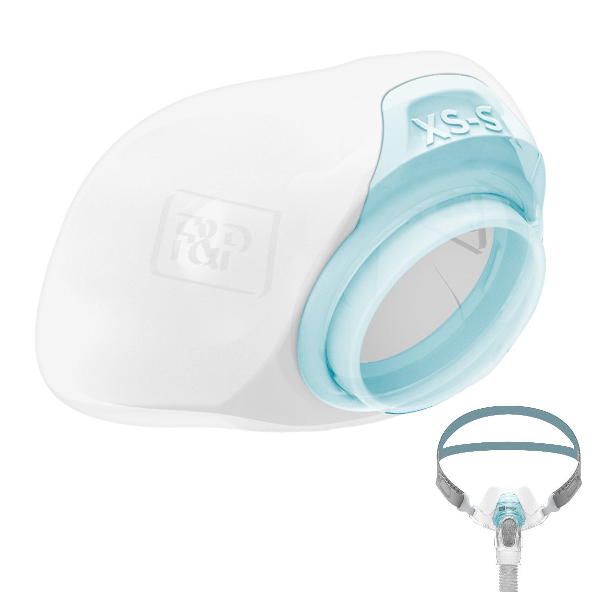 Stock photo of Fisher & Paykel Brevida nasal pillow CPAP mask cushion