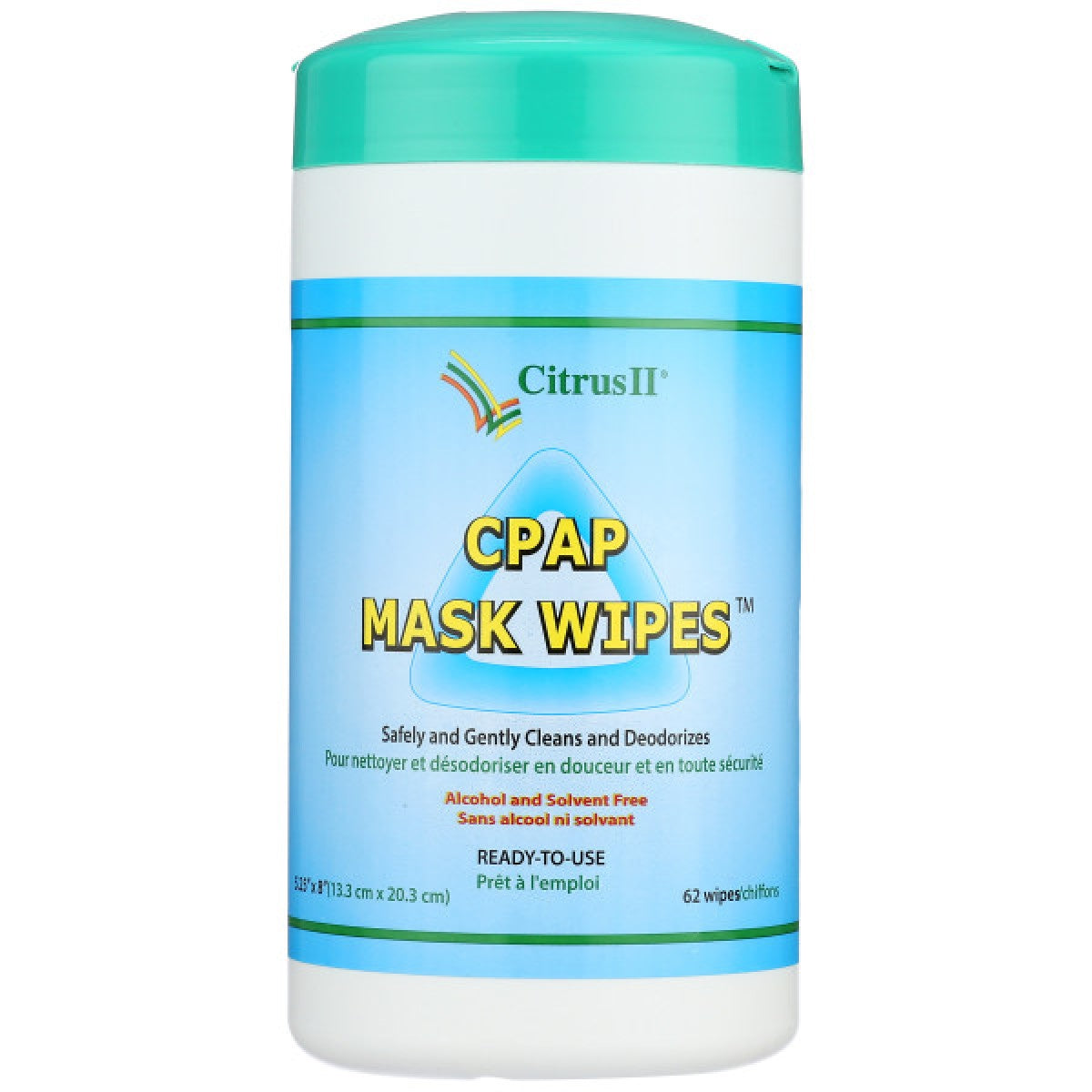 Stock Image of Citrus II's CPAP Mask Wipes