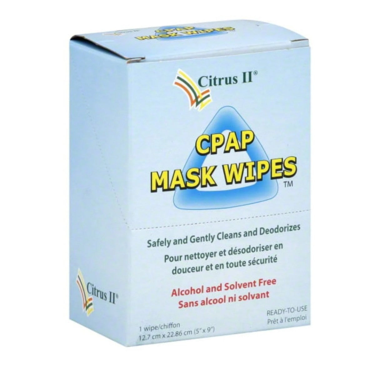 Stock photo of Citrus II Travel CPAP Mask Wipes