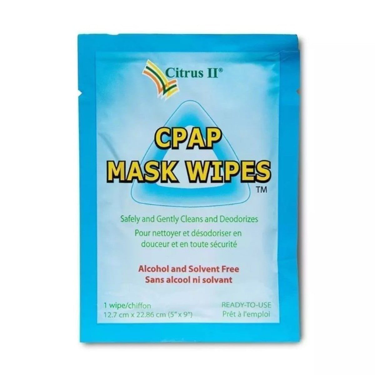 Stock photo of Citrus II CPAP Mask Wipes