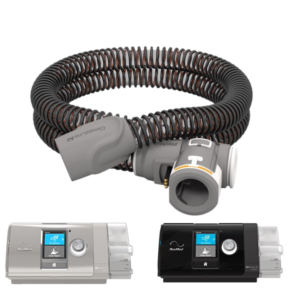 Stock photo of ResMed AirSense 10 ClimateLineAir Heated CPAP Machine Hose Tubing