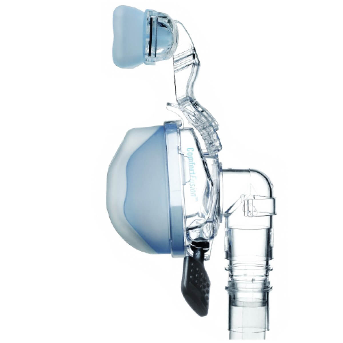 Stock photo of Philips Respironics Comfort Fusion nasal CPAP mask without headgear