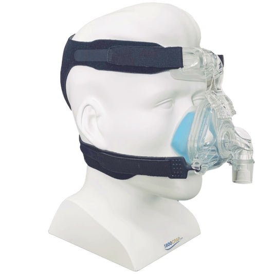 Angled View of Philips Respironics ComfortGel Nasal CPAP Mask W/ Headgear
