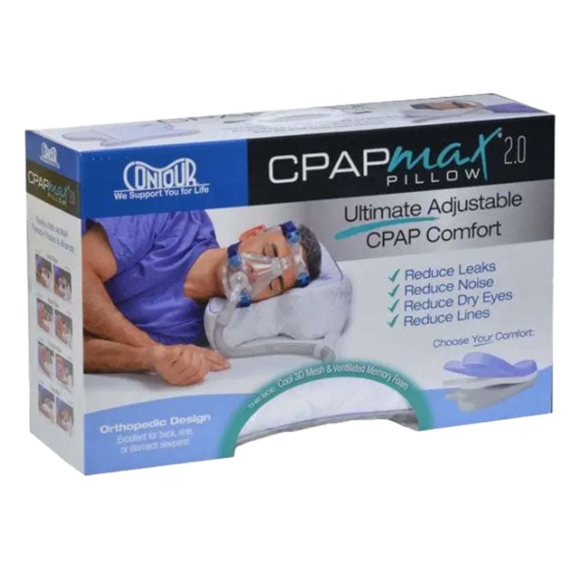 Stock photo of Contour Products CPAPmax 2.0 CPAP Pillow Cover